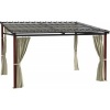 Afbeelding van Outsunny Pergola met zijwanden en schuin dak 84C-475V00