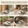 Afbeelding van PawHut Draadloze Voederautomaat met Programmeerbare Timer voor Katten en Honden