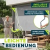 Afbeelding van tillvex® Verticale zonwering 200 x 250 cm voor binnen en buiten met afdekking