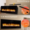 Afbeelding van KESSER® Elektrische open haard, wandhaard, elektrische open haard met verwarming, 9 kleurmodi, led-v