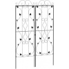 Afbeelding van Outsunny Tuinboog van staal - 50B x 181H cm - Zwart