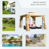 Afbeelding van Outsunny luxe tuinpaviljoen partytent 3 x 3 m
