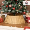 Afbeelding van HOMCOM Kerstboomrok van kunststof, 68 cm diameter, voor kerstboomstandaard en decoratie