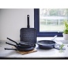 Afbeelding van BK Universe Koekenpan 24cm - PFAS-vrij - Inductie - Keramisch - Ovenbestendig tot 160°C - Zwart/Gran
