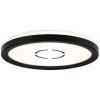 Afbeelding van BRILONER - LED Plafondlamp met backlight decoratie 12W 4000K Ø 19cm wit-zwart kunststof