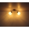 Afbeelding van GLOBO 54025-2, Nikkel, Glas, Metaal, IP20, E27, 40 W