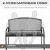 Afbeelding van Outsunny Zitkussen Polyester, Schuim - 100L x 40B x 10H cm - Donkergrijs