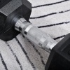 Afbeelding van HOMCOM Set van 2 korte zeshoekige halters A91-018V01