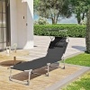 Afbeelding van Opklapbare Ligstoel voor Tuin, Balkon, Strand en Camping - 150 kg