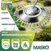 Afbeelding van MASKO® Onkruidborstel voor bosmaaier en bosmaaier, onkruidborstel 25,4 en 20 mm boring, draadborstel
