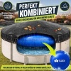 Afbeelding van tillvex® Premium Zwembadafdekking Rond ø 560cm voor Ø 460-520cm zwart met Montageset