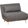 Afbeelding van HOMCOM eenpersoons slaapbank - 95x190x27,5 cm - grijs