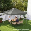 Afbeelding van Outsunny Vervangend Dak - 210D Oxford-stof - 300 x 300 x 25 cm - Lichtgrijs
