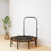 Afbeelding van SPORTNOW Fitness Trampoline Ø122 cm, opvouwbaar met 5 verstelbare handgrepen, voor binnen en buiten