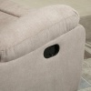Afbeelding van HOMCOM Relaxfauteuil - Kantelbaar tot 150° - Slaapfunctie - Beige