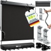 Afbeelding van tillvex® Verticale zonwering 200 x 250 cm voor binnen en buiten met afdekking