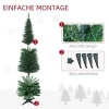 Afbeelding van HOMCOM Kerstboom 390 takken met kunststof standaard groen 830-182