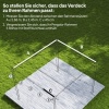 Afbeelding van Outsunny - Vervangend dak - 3 x 2,15 m - Polyester - Donkergrijs