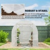 Afbeelding van Outsunny Kascover-PE-400L x 200B x 200H cm - Wit