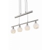 Afbeelding van Globo hanglamp Elliott nikkel metaal grote eettafel lamp E14_LED