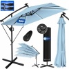 Afbeelding van KESSER® Holly Parasol 250 X 250 CM zonnescherm Rechthoekige + hoes + windvang met zwengel