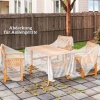 Afbeelding van Outsunny Gewächshausfolie Kunststof 8L x 10B m Transparant