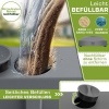 Afbeelding van tillvex® Parasolvoet PAVERA met wielen en remmen | Vulbaar 37L / 56kg | Weer- en UV-bestendig (Antra