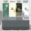 Afbeelding van Outsunny Meubelhoes Oxfordstof - 190,5L x 72B x 76H cm - Lichtgrijs