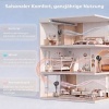 Afbeelding van HOMCOM Luchtcirculatieventilator - Kunststof - Ø32 x 110H cm - Grijs