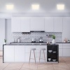 Afbeelding van Briloner Leuchten - LED Plafondlamp met Achtergrondverlichting, 18W, 2400 Lumen, 3000K, Wit
