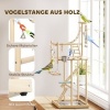 Afbeelding van Pawhut Vogelstandaard - Grenenhout, Roestvrij Staal - 48L x 38B x 95H cm - Natuurhout