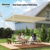 Afbeelding van Outsunny vervangend waterdicht dak voor 3x3 m pergola, crème wit, 250 x 255 cm