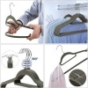 Afbeelding van Songmics - Fluwelen Kledinghangers - 20 Stuks - Antislip - Grijs
