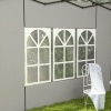 Afbeelding van Outsunny Paviljoen zijpanelen - PE - 293B x 193H cm - Wit