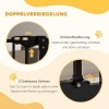 Afbeelding van PawHut Hondenhekje, 74-87 cm, zonder boren, met verlenging, zwart metaal en kunststof