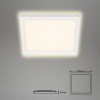 Afbeelding van Briloner Leuchten - LED Plafondlamp met Achtergrondverlichting, 18W, 2400 Lumen, 3000K, Wit