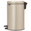 Afbeelding van Brabantia NewIcon Prullenbak - 12 liter - Metallic Goud