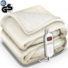 Afbeelding van Sinnlein Elektrische deken met automatische uitschakeling, beige, 180x130 cm, 9 temperaturen, wasbaa