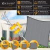 Afbeelding van KESSER® Schaduwdoek | zonnezeil zonwering windbescherming | HDPE stof | waterafstotend & windwerend 
