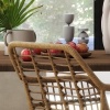 Afbeelding van HOMCOM Eetkamerstoelen van PE Rattan, Staal - 56L x 60B x 79H cm - Lichtbruin + Wit