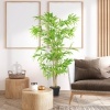 Afbeelding van Outsunny - Kunstplant met pot - Voor binnen en buiten - Groen