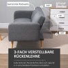 Afbeelding van HOMCOM Slaapbank met verstelbare rugleuning 839-214