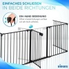 Afbeelding van KIDUKU® Veiligheidshek metaal 300 cm voor huisdieren en kinderen, inklapbaar met deur