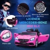 Afbeelding van AIYAPLAY Elektrische Loopauto - Kunststof, Metaal - 107L x 62,5B x 44H cm - Roze