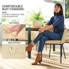 Afbeelding van Outsunny Rattan Tuinmeubelset - Acaciahout, PE-Rattan - 140L x 80B x 74H cm - Natuurlijk+Khaki