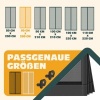 Afbeelding van KESSER® Magnetisch vliegengaas voor deur 90 x 200 cm , insectenbescherming, magneetgordijn