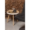 Afbeelding van WOOOD Sasha Bijzettafel - MDF - Natuurlijk - 41x41x40,5