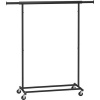Afbeelding van kledingrek 132 x 45 x 160 cm zwart