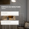 Afbeelding van HOMCOM - Staande lamp met voetschakelaar - Hoogte verstelbaar - Wit