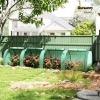 Afbeelding van Outsunny Mini-broeikastunnel voor tomaten, 4 x 1 x 0,8 m, groen met ritssluitingen